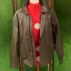 Heavy leather jacket